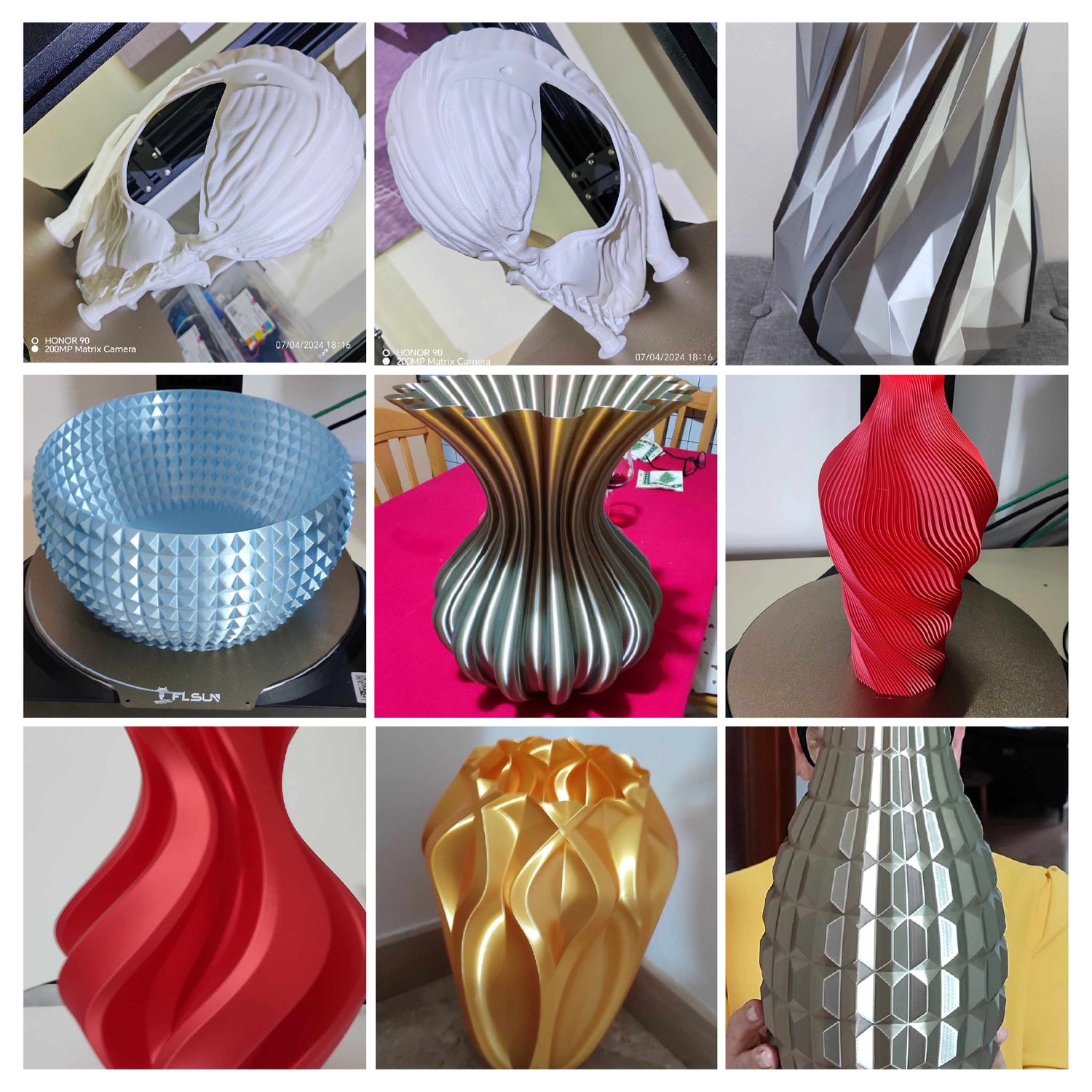 V400 & 3D Vase Printing: Crafting Infinite Elegance with Creative Freedom