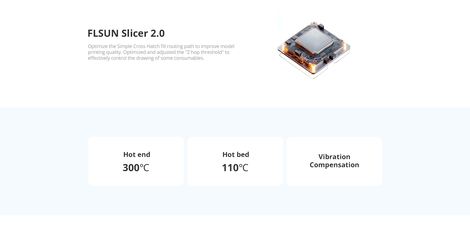 FLSUN T1 Pro yüksek akışlı hotend ve 300 derece nozzle sistemi